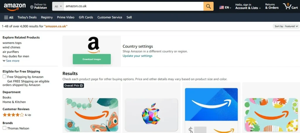 Amazon UK – The Giant of E-Commerce