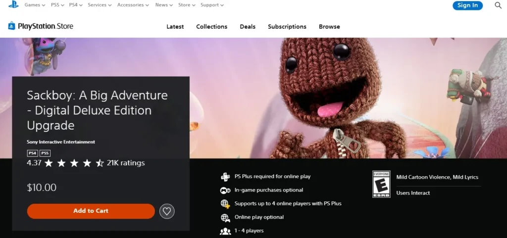 Sackboy: A Big Adventure