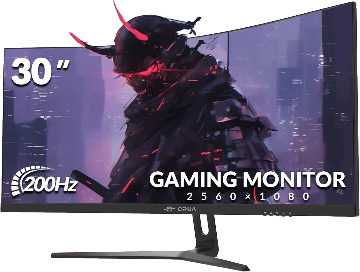 Image of CRUA 30 Inch Curved Gaming Monitor