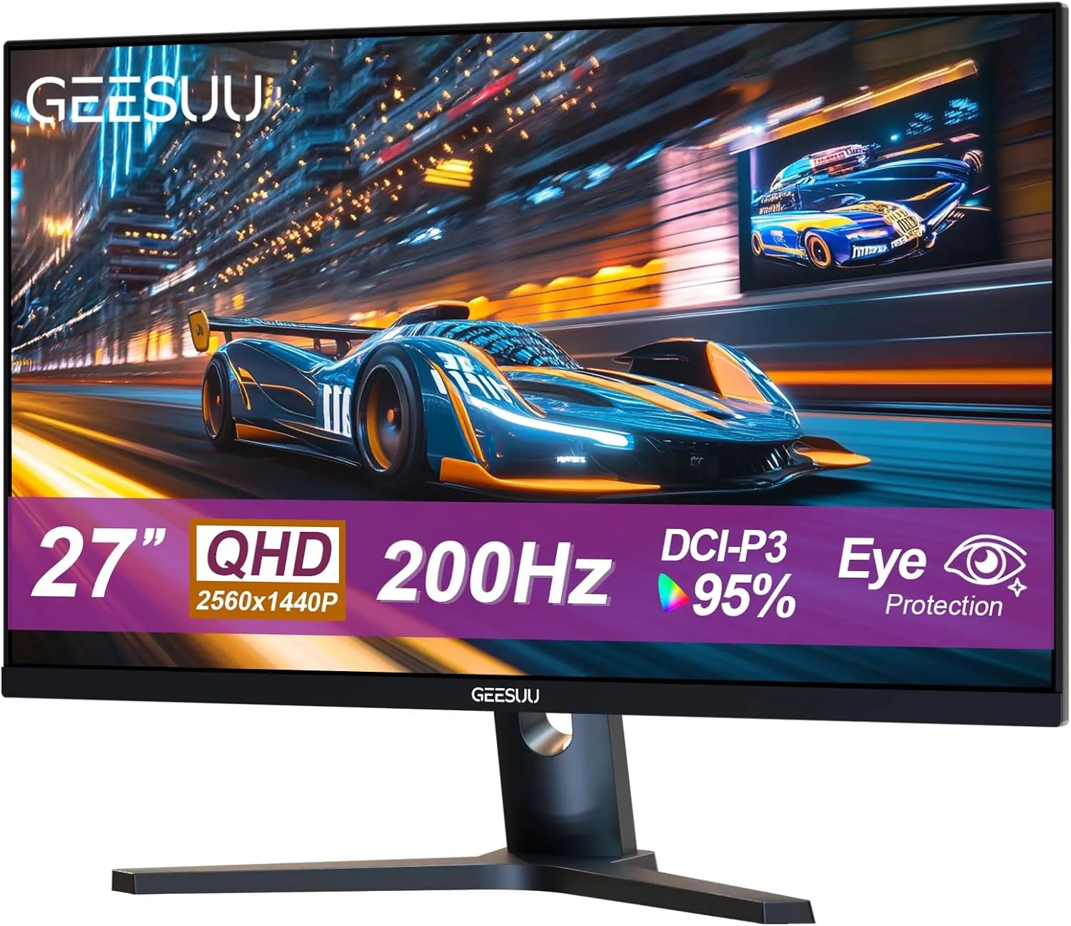 Image of GEESUU 27 Inch Gaming Monitor