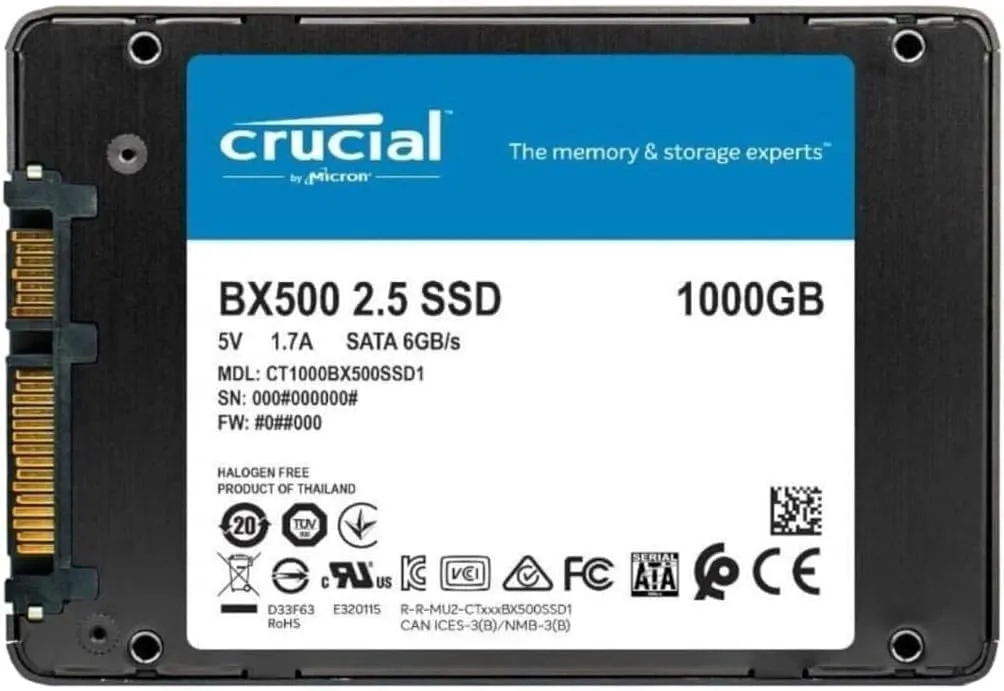 image Crucial BX500 1TB SATA