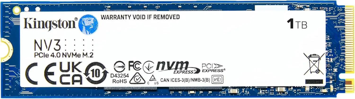 image Kingston NV3 NVMe PCIe 4.0 Internal SSD
