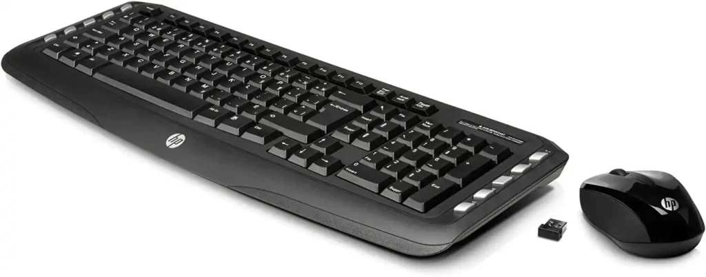 HP wireless keyboard mouse set