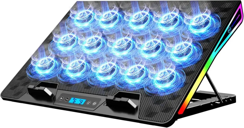 multi-colour RGB cooling pad