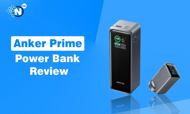High Capacity Power Bank – Anker Prime Power Bank Review & Complete Buying Guide Anker Prime 20,000mAh 200W power bank with smart display and connected laptop, featured in a 2026 product review.