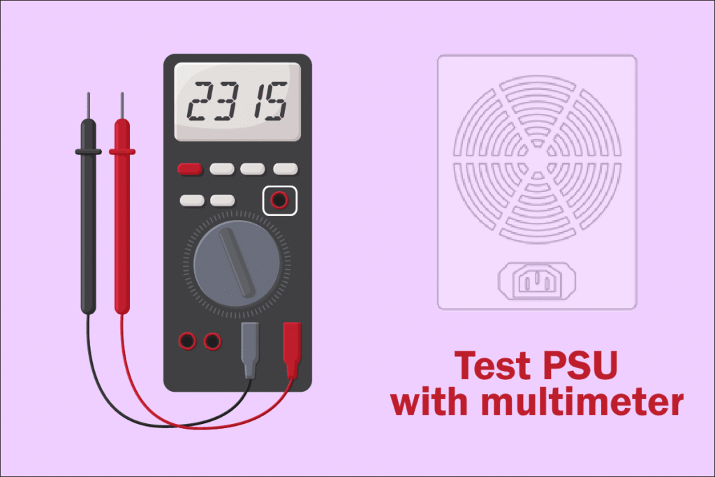 checking psu with multimetrr