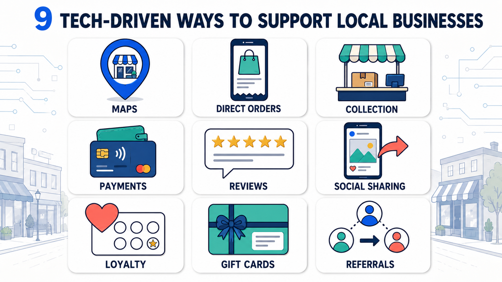 Nine technology-driven ways to support local businesses